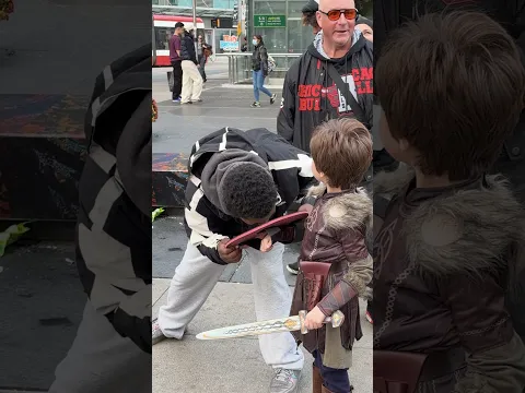 Ragnar Ivar and Son Walking in Public Cam:@showintreadmill #reaction #cosplay #fashion