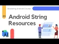 String Resources in Android Studio - Mastering Android