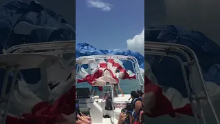 Captain Matt Hard At Work #sailingbyefelicia