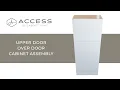 Access Upper Door Over Door Cabinet Assembly - Access by Cabinet Joint Modern Frameless Cabinets