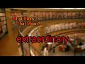 What does extraordinary mean