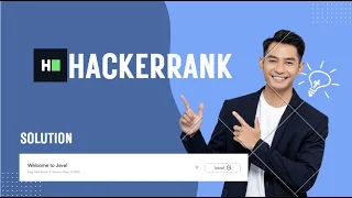 HackerRank First Program Welcome to Java Step-by-Step Solution