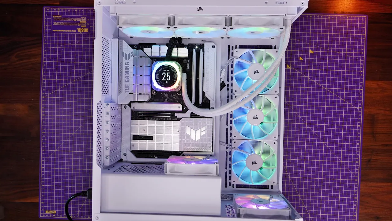 How to setup and wire Corsair RS120 ARGB fans: video thumbnail