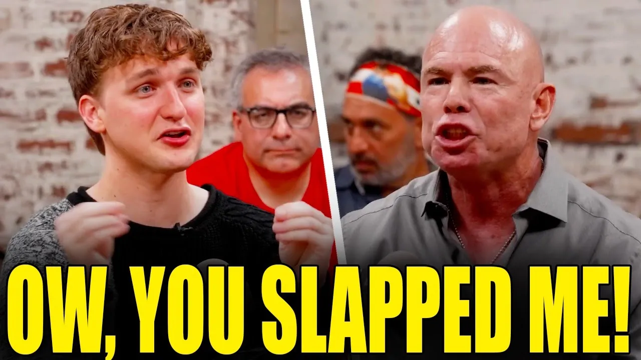 OH SH*T WATCH: Trump Supporter SLAPS ME in the MIDDLE OF DEBATE!