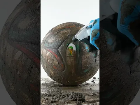 Speed Cleaning The DIRTIEST World Cup 2014 Brazuca Match Ball!