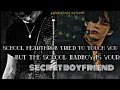 Download Lagu When the school hearthrob tried to touch you but the school badboy is ur secret bf | Tae ff oneshot