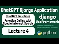 Part 4 ChatGPT Functions Plugins with Python Django