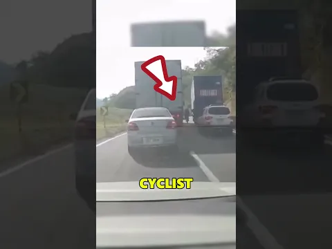 Luckiest Cyclist, Worst Timing! #car