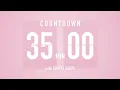 35 Minute Countdown Timer Flip Clock with Simple Beeps