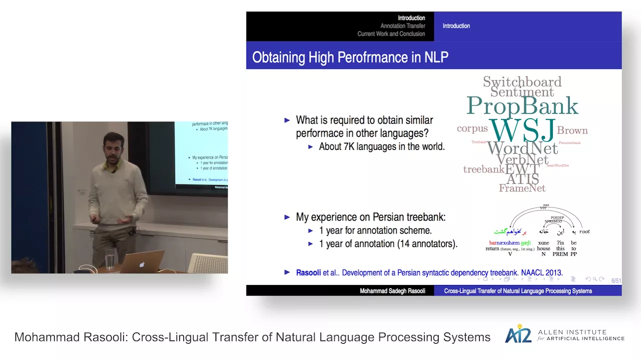 Mohammad Rasooli: Cross-Lingual Transfer of Natural Language Processing Systems