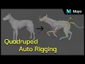 Maya - Quadruped auto rig