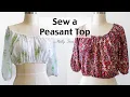 Sew A Peasant Top Pattern