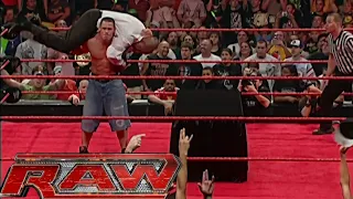 john cena vs jonathan coachman tables match championship surrender ceremony raw sep 24 2007