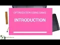Introduction - Optimization using GAMS