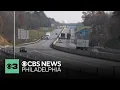 Woman stabs purported human trafficker on Pennsylvania Turnpike escapes
