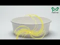 P10110 White Round Bowls 1000ml