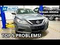 Top 5 Problems Nissan Altima Sedan 2012-2018 5th Generation