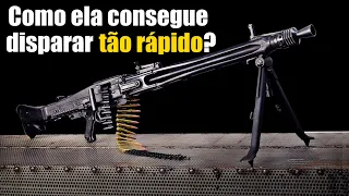Metralhadora MG 42 e o segredo da sua eficácia!
