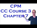 CPM CC Course 3 Chapter 7