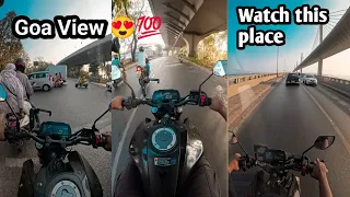Goa Bike Ride view Vlog 😉✌️😘 | #motovolgger | @sagarmohanty1489 