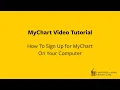 MyChart How to activate your MyChart account on a computer