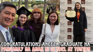 PANGANAY NA ANAK NI GLYDEL MERCADO AT TONTON GUTIERREZ NA SI ANEEZA GRADUATE NA NG COLLEGE SA SYDNEY