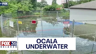 Torrential rain brings flooding problems in Ocala forcing some residents to move