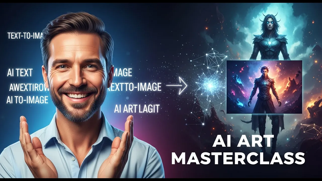 AI Art Masterclass: Master Text-to-Image Generation (Full 58-Min Workshop)