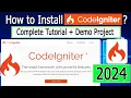 How to Install CodeIgniter 4 on Windows 2024 Update Demo CodeIgniter Project