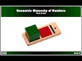 Geometric Hierarchy of Numbers Task Cards Printed