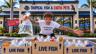 Buying the MOST EXPENSIVE FISH at Every PET STORE!!
