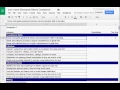 Google Sheets SBG Gradebook