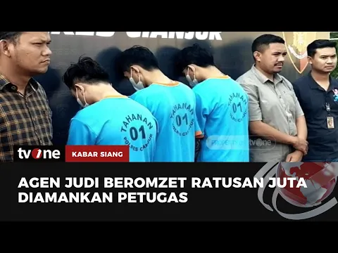 Polres Cianjur Ringkus 3 Agen Judi Online Jaringan Internasional