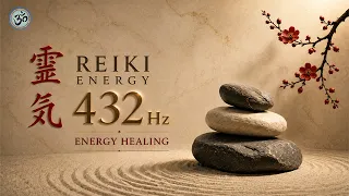 Reiki Energy 432 Hz | Energy Healing | Zen Music | With Bell Every 3 Minutes | Healing Frequency