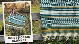 Painted Desert Serape Blanket | Inset Mosaic Crochet Tutorial