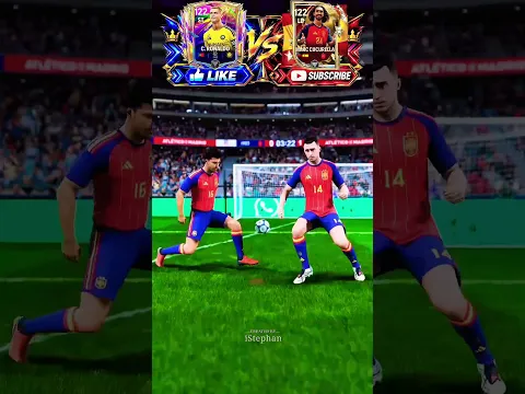 Ronaldo 🆚 Cucurella #shorts #football