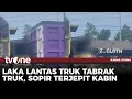 Download Lagu Diduga Rem Mendadak, Truk Tabrak Truk Hingga Sopir Terjepit Kabin | Kabar Utama tvOne