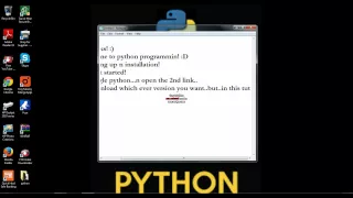 Python Programming 1 Download setup and installation ver 2 7