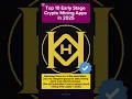Top 10 Early Stage Crypto Mining Apps in 2025 Start Early Mine Free Tokens With Invite Codes