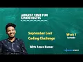 Largest Time for Given Digits LeetCode 949 September LeetCoding Challenge 1st September