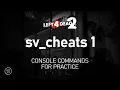 L4D2 CONSOLE COMMANDS FOR PRACTICE SV - CHEATS 1