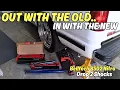 INSTALLING NEW BELLTECH 8502 NITRO 2 DROPS SHOCKS ON MY 1993 OBS GMC SIERRA SpinningwrencheswithJ