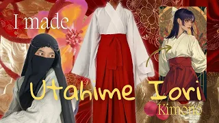 i made utahime iori kimono for a custom order anime cosplay