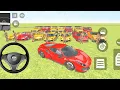 Indian Auto Thaft simulator game me franklin ne red color ki Ferrari ko drive Kiya