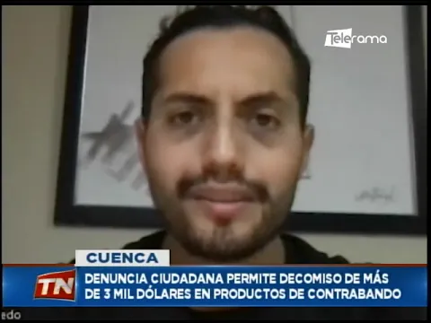 Denuncia ciudadana permite decomiso de más de 3 mil dólares en productos de contrabando