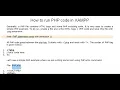 WEbTech Unit 4 - Topic 002 PHP Installation