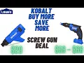 Kobalt 85 Drywall Screw Gun Deal 29 Attachment and 56 Screw Gun