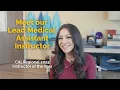 Maria CALRegional CMA Instructor testimonial