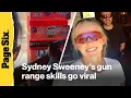 Sydney Sweeney s gun range skills go VIRAL after American Eagle ad uproar Wifey material