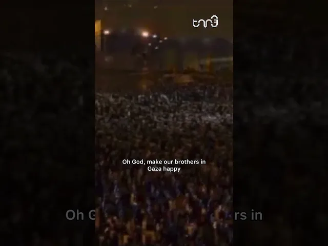 ⁣An Imam recites a prayer for the people suffering in P@lestine at a mosque in Morocco. #news #reels